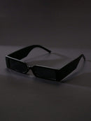 1 Piece Black Y2K Style Small Frame Fashion Glasses, Suitable for Women and Men, Ideal for Beach and Photography
