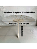 Guarda-Chuva de Papel Branco 24” DIY
