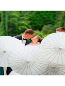 Guarda-Chuva de Papel Branco 24” DIY