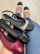 Zapatos de muñeca para mujer con punta abierta