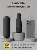 Mini Guarda-Chuva Rosa Anti-UV