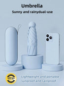 Mini Guarda-Chuva Rosa Anti-UV