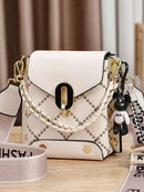 Bolso bandolera para teléfono móvil con llavero para mujer [2398]