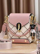 Bolso bandolera para teléfono móvil con llavero para mujer [2398]