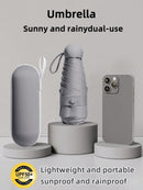 Mini Guarda-Chuva Rosa Anti-UV