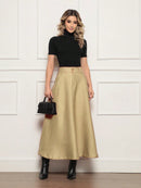 Long umbrella shaped skirt for women