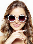 Óculos Octogonal Vintage Feminino