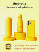 Mini Guarda-Chuva Rosa Anti-UV