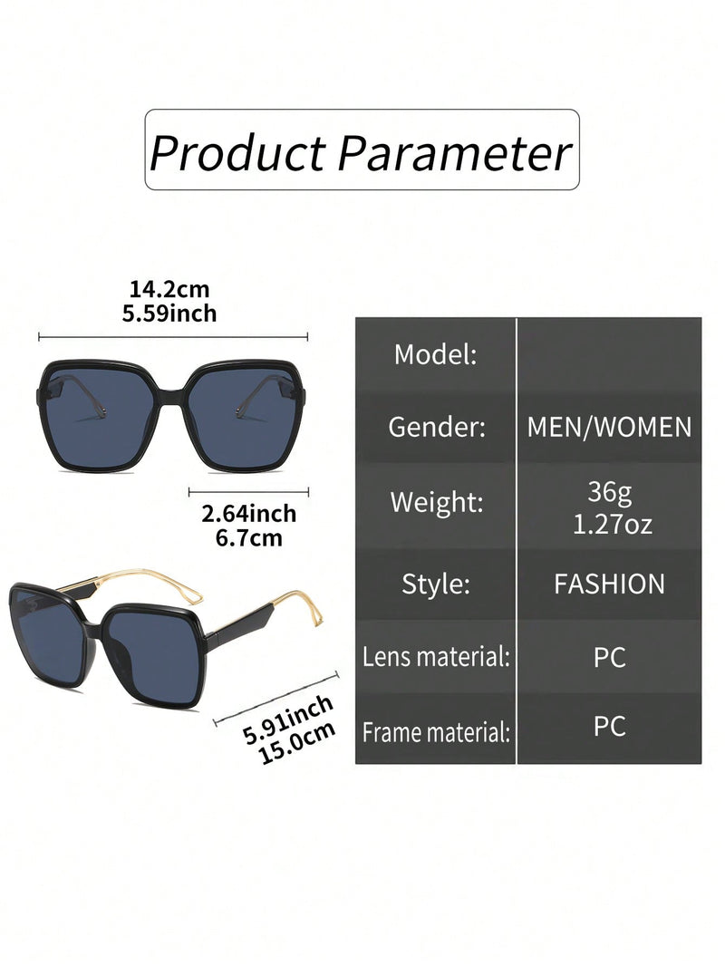 Gafas de moda LINFEMAND, diseño poligonal de marca de moda, lentes degradados ligeros, protección UV para conducir, playa, viajes, regalo de vacaciones para mujer.