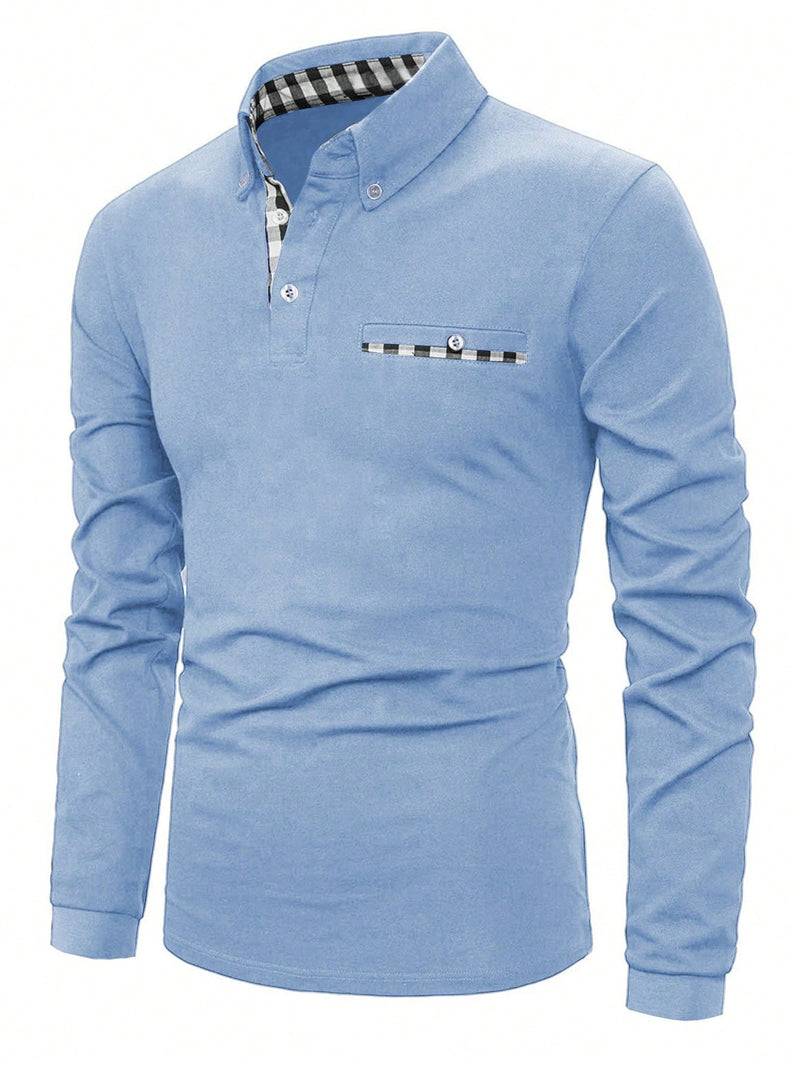 Camisa polo a cuadros