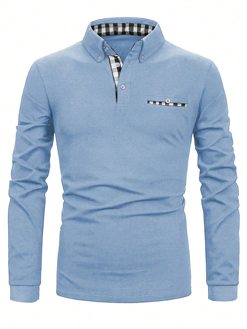 Camisa polo a cuadros