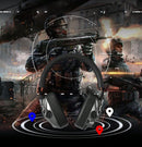 TRANSFORMERS Bumblebee TF-G03 Bluetooth Headset, Gaming Grade, Spatial Audio Effect, Super Long Battery Life, Low Latency Music, Detachable HD Mic, Adjustable, Mechanical Style Wireless Headphones for Computer