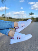 Zapatillas deportivas de rayas para mujer adulta