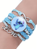 Pulseira Kawaii Stitch – Um Toque de Magia e Diversão no Seu Estilo! 🌈