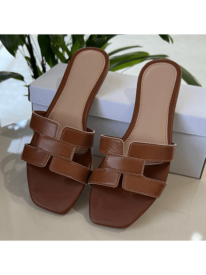 Sandalias planas casuales de verano para mujer