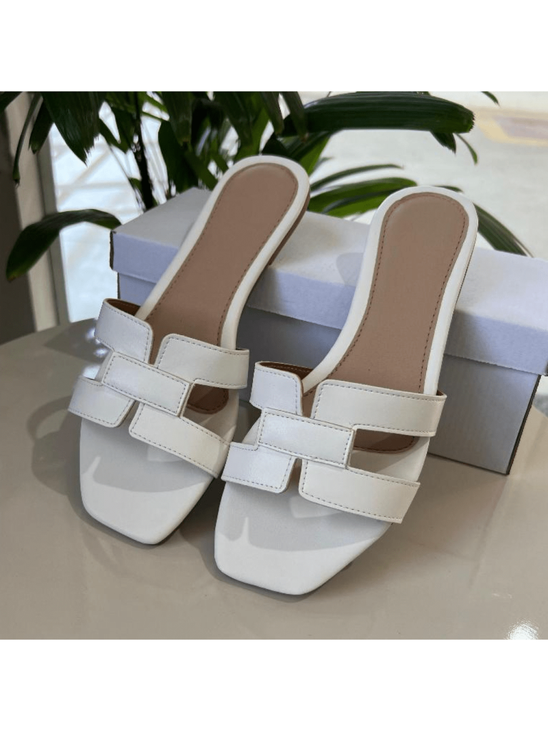 Sandalias planas casuales de verano para mujer