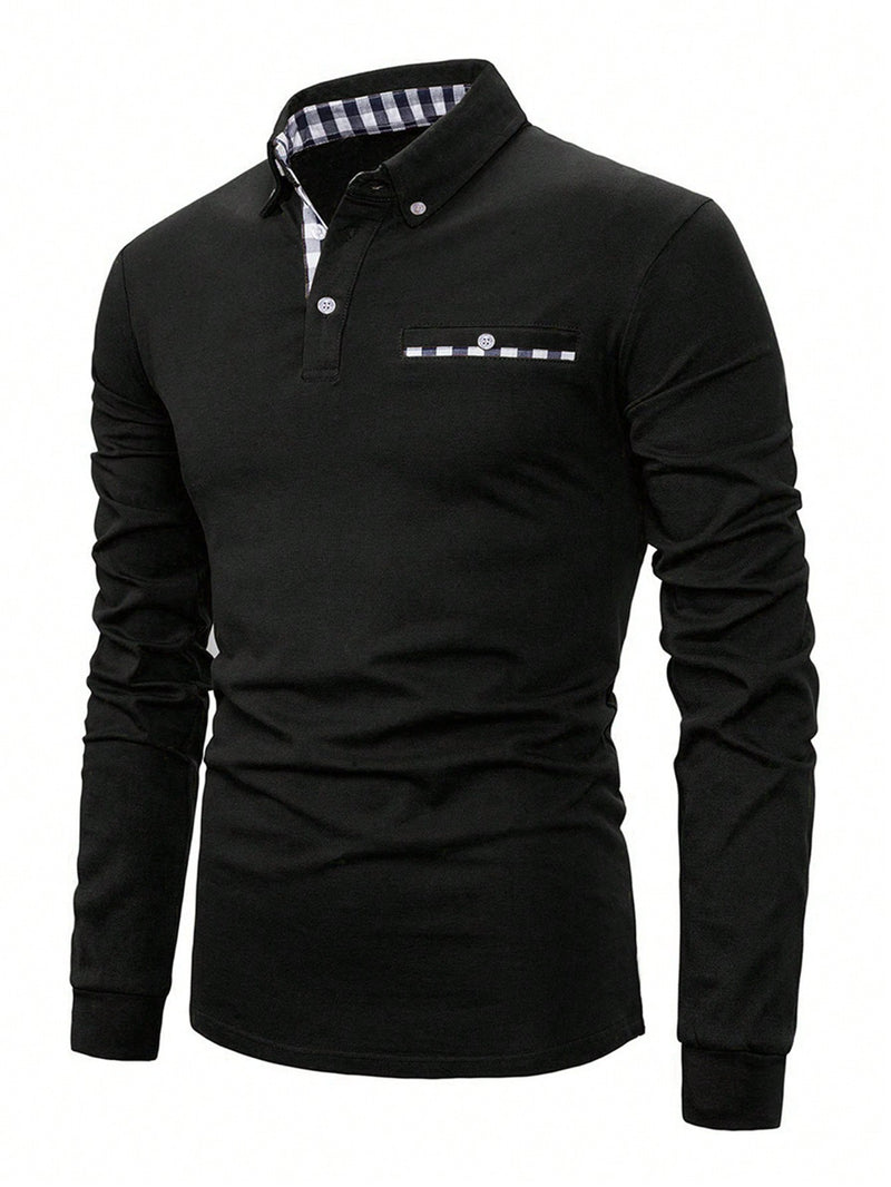 Camisa polo a cuadros