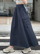 DAZY Women's Solid Color Umbrella Work Skirt