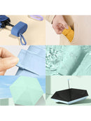 Mini Guarda-Chuva de Sol Portátil 15cm