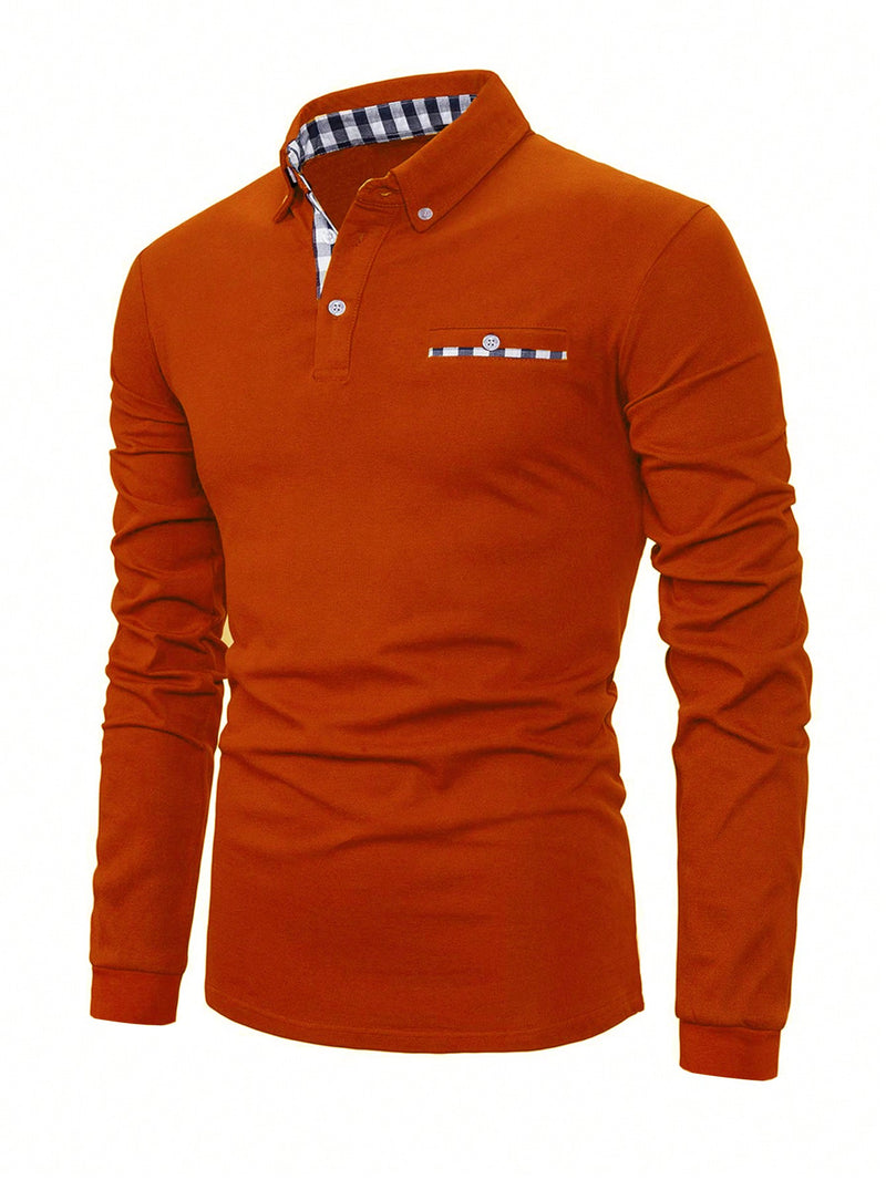Camisa polo a cuadros