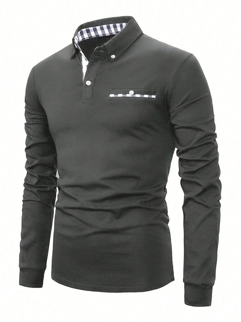 Camisa polo a cuadros