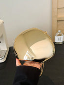 Bolsa Balde Transparente com Strass e Pérolas