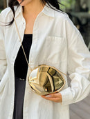 Bolsa Balde Transparente com Strass e Pérolas