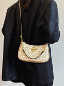 Bolsa de Ombro Feminina PU Impermeável