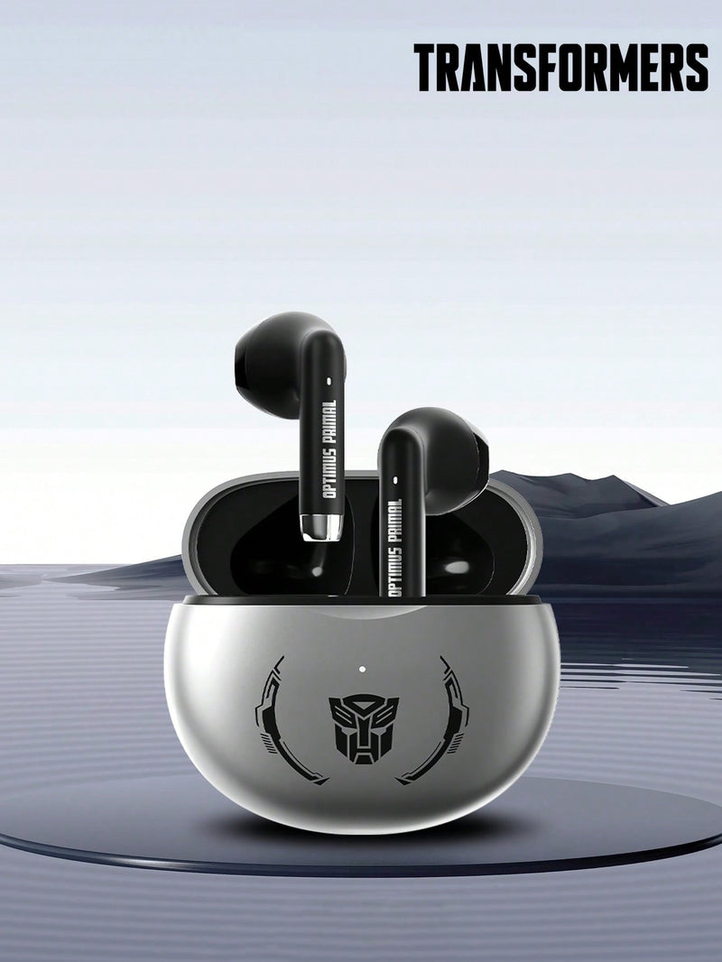 Auriculares Bluetooth TRANSFORMERS Bumblebee TF-T37, diseño semi-in-ear con sonido envolvente de alta definición, micrófono sensible para grabación y llamadas, música y juegos, baja latencia, batería de larga duración, compactos y cómodos de usar.
