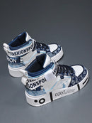 Zapatillas deportivas, para correr y patinar, cómodas, informales, de caña alta o baja, para adolescentes y niños.