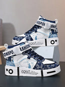 Zapatillas deportivas, para correr y patinar, cómodas, informales, de caña alta o baja, para adolescentes y niños.