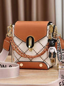 Bolso bandolera para teléfono móvil con llavero para mujer [2398]