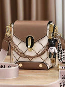 Bolso bandolera para teléfono móvil con llavero para mujer [2398]