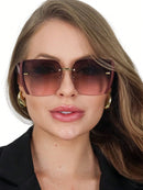 Women's Elegant Square Sunglasses UV400 Protection