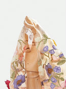 Vestido feminino com estampa floral