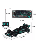 El coche de Fórmula 1 recargable a control remoto emite humo
