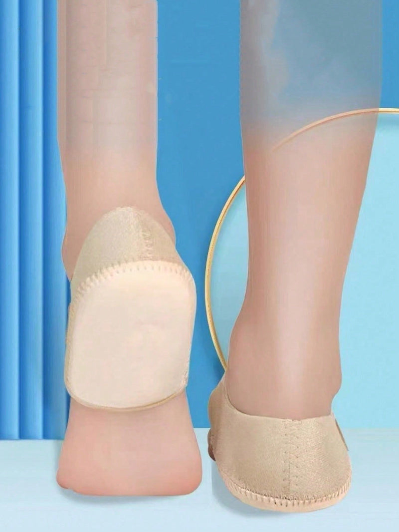 Plantillas antidesgaste para el talón, 1 par, con acolchado de silicona, para calzado deportivo e informal.