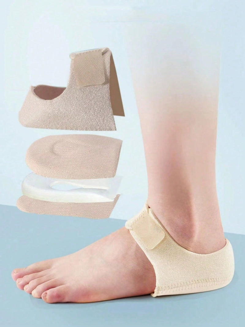 Plantillas antidesgaste para el talón, 1 par, con acolchado de silicona, para calzado deportivo e informal.