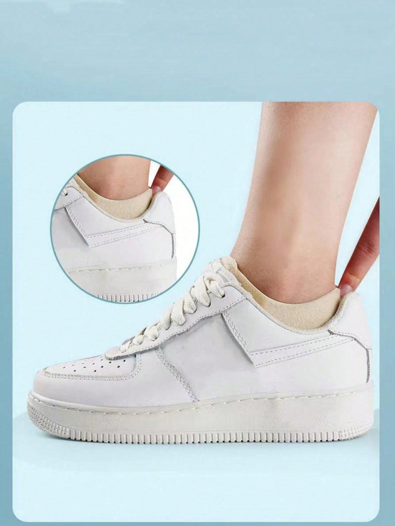 Plantillas antidesgaste para el talón, 1 par, con acolchado de silicona, para calzado deportivo e informal.