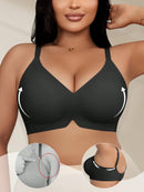 1 Piece Wireless Padded Bra with Soft Support for Plus Size Women