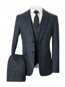 Traje a cuadros para hombre