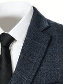 Traje a cuadros para hombre