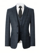 Traje a cuadros para hombre