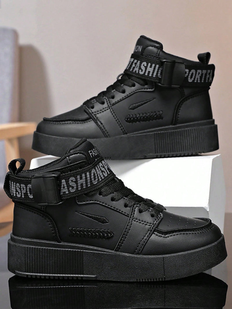 Zapatillas deportivas, para correr y patinar, cómodas, informales, de caña alta o baja, para adolescentes y niños.