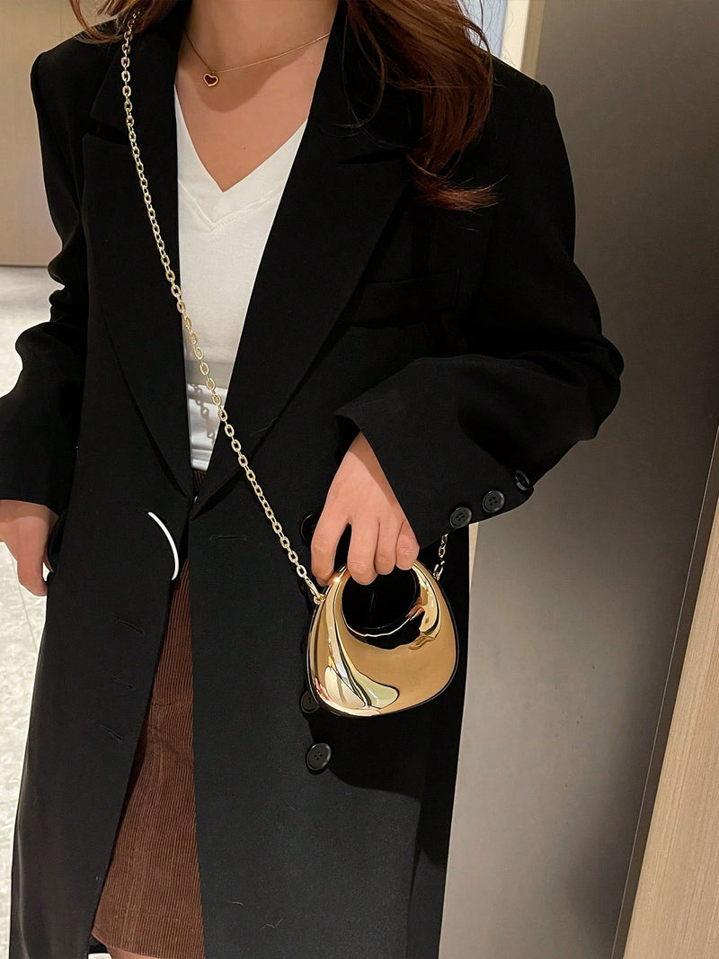 Bolso de mano de acrílico en miniatura para mujer, moderno y bandolera.