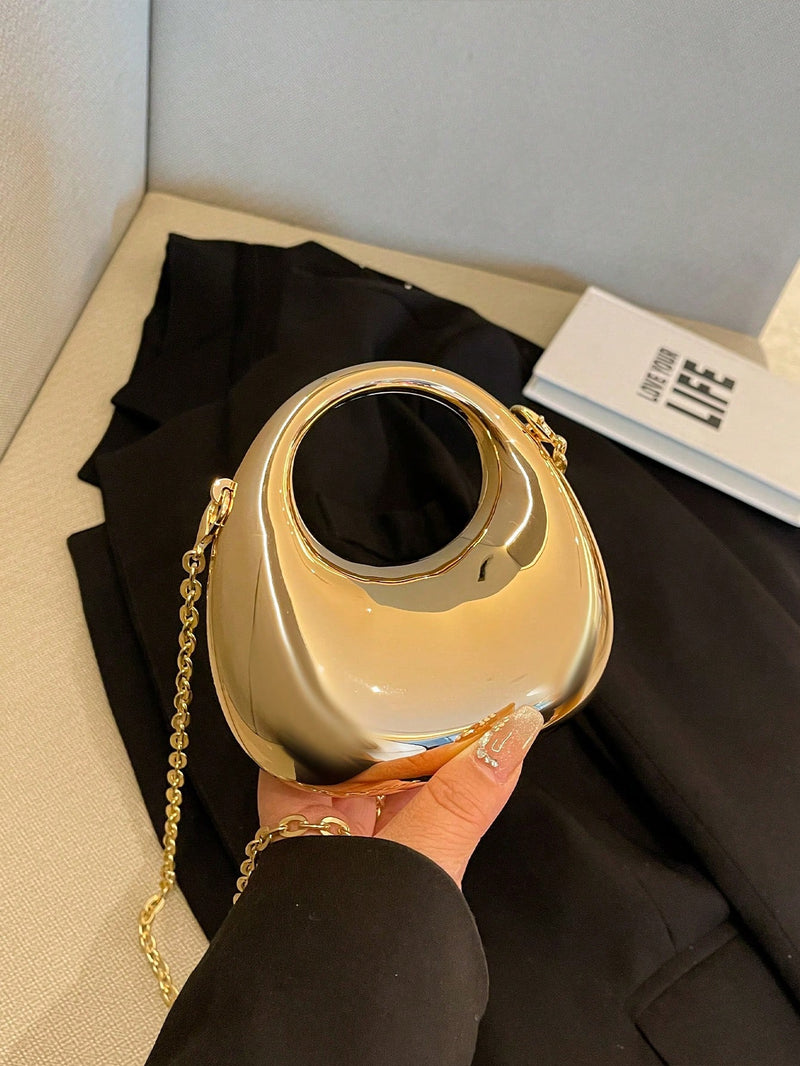 Bolso de mano de acrílico en miniatura para mujer, moderno y bandolera.