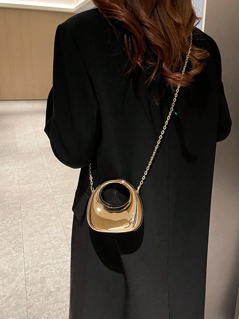Bolso de mano de acrílico en miniatura para mujer, moderno y bandolera.