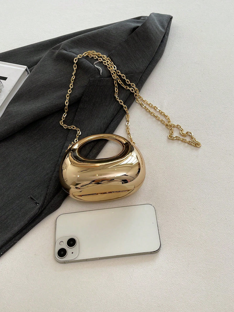 Bolso de mano de acrílico en miniatura para mujer, moderno y bandolera.