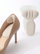 1 Pair Heel Insoles Cushion Liners for Loose-Fitting Shoes, Heel Insoles for Men's and Women's Large Shoes, Padding Improves Shoe Fit and Comfort, Prevents Slippage and Blisters on Shoe Heels