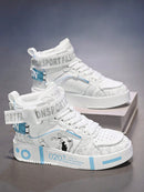 Zapatillas deportivas, para correr y patinar, cómodas, informales, de caña alta o baja, para adolescentes y niños.